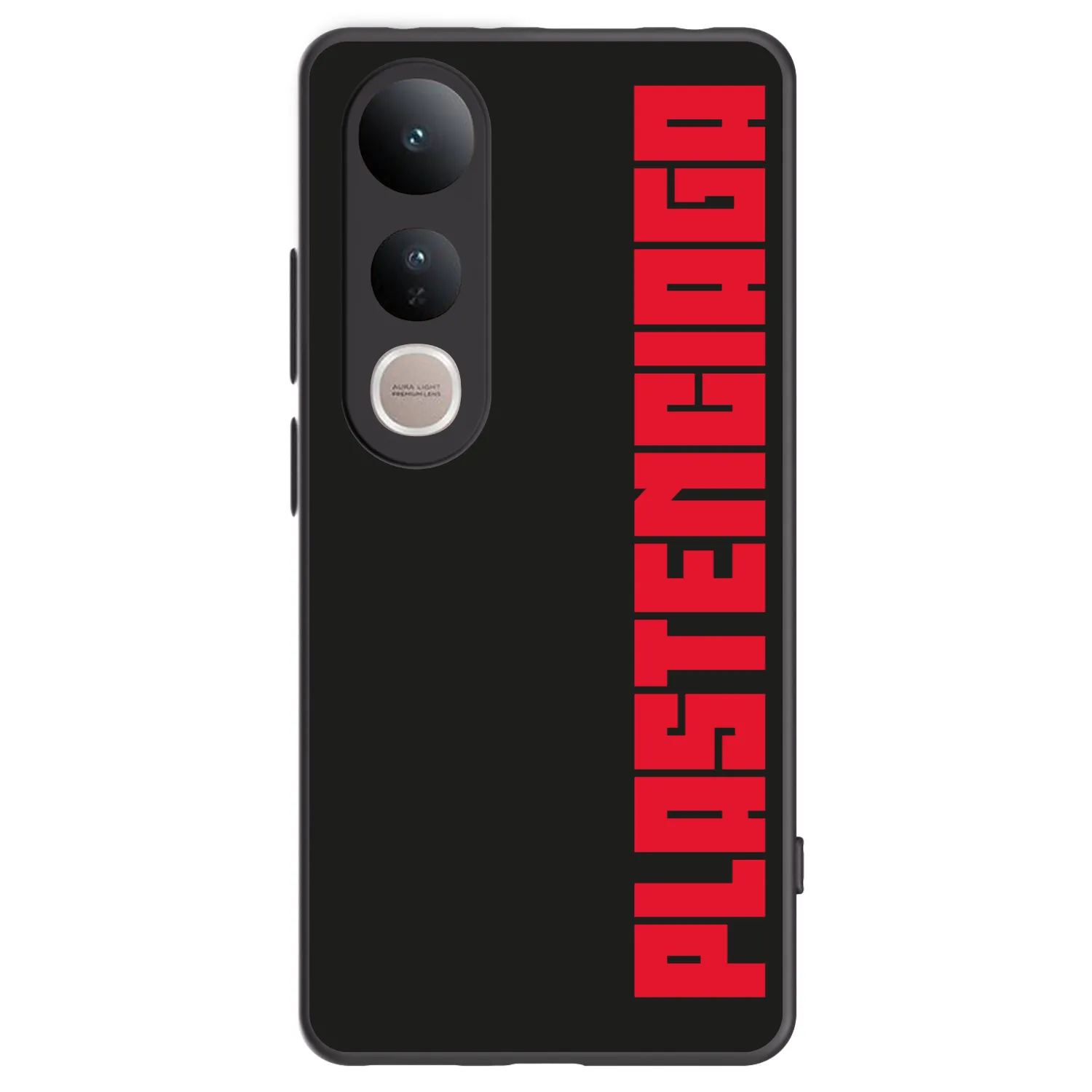 Picasee silikonski črni ovitek za Vivo V50 Lite 5G - Plastenciaga