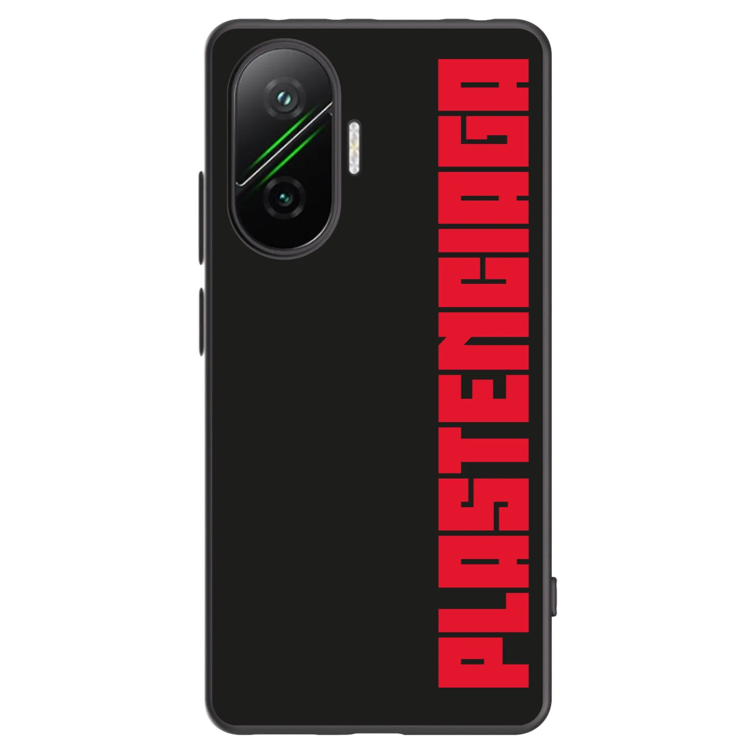 Picasee silikonski črni ovitek za Xiaomi Poco F7 Pro 5G - Plastenciaga