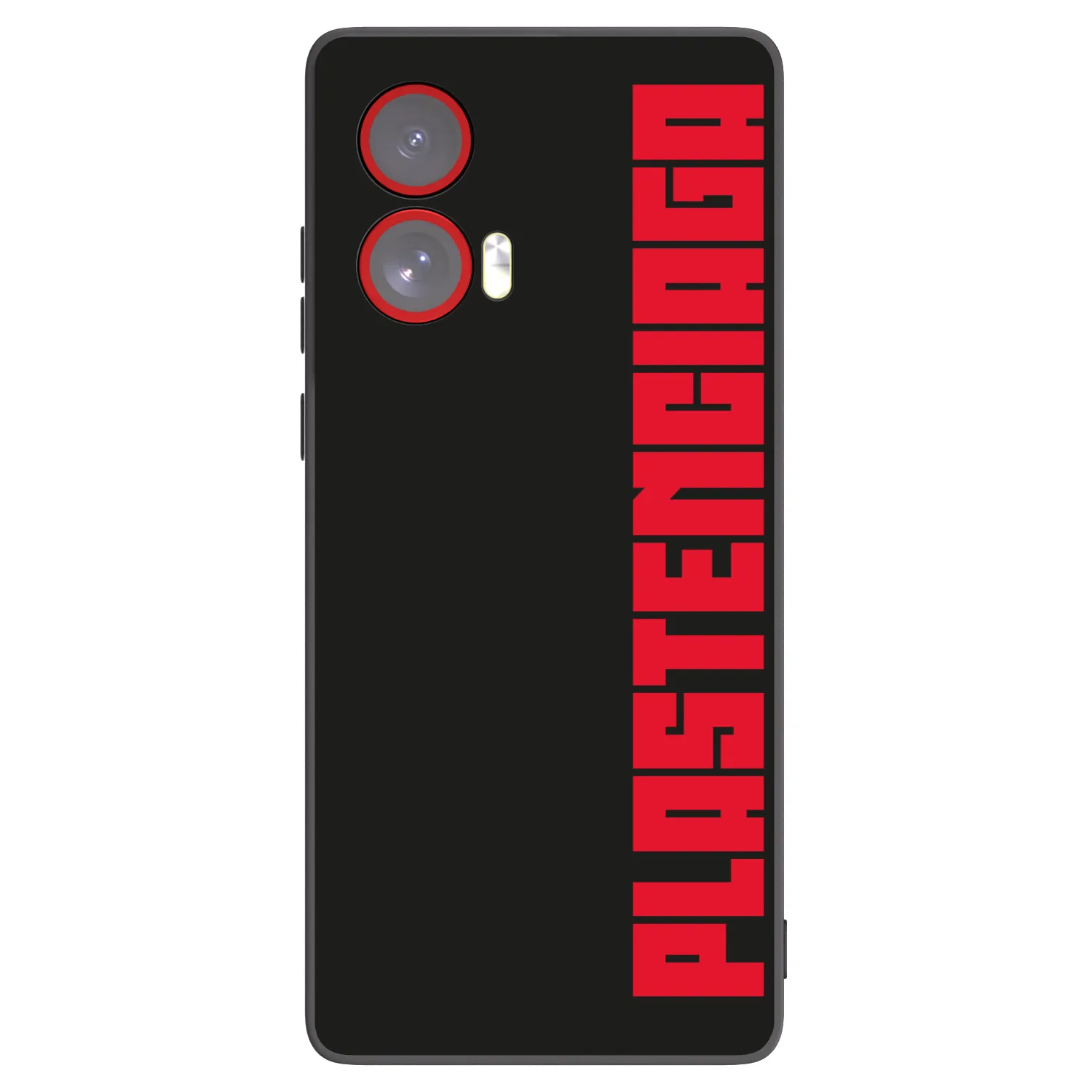Picasee silikonski črni ovitek za Motorola Edge 50 Fusion - Plastenciaga