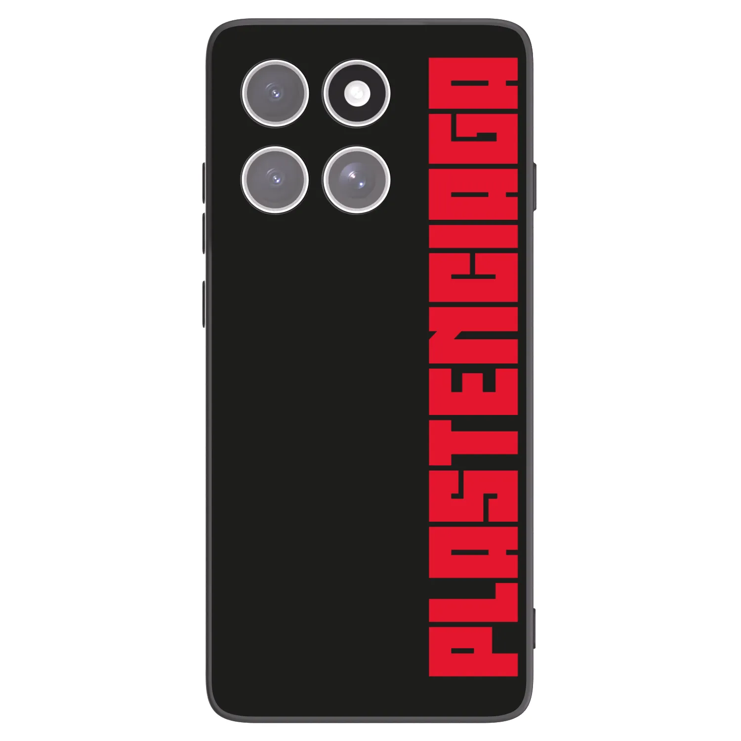 Picasee silikonski črni ovitek za Motorola Edge 60 Fusion - Plastenciaga