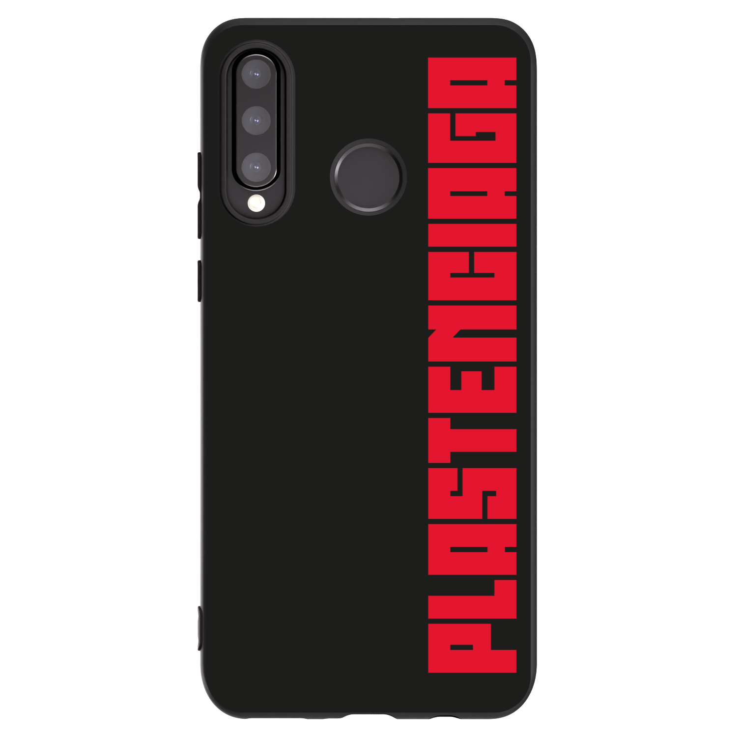 Picasee silikonski črni ovitek za Huawei P30 Lite - Plastenciaga