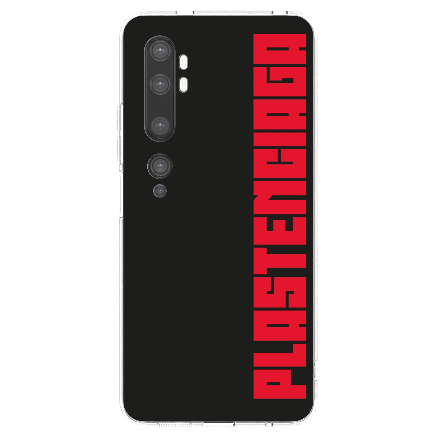 Picasee silikonski prozorni ovitek za Xiaomi Mi Note 10 (Pro) - Plastenciaga