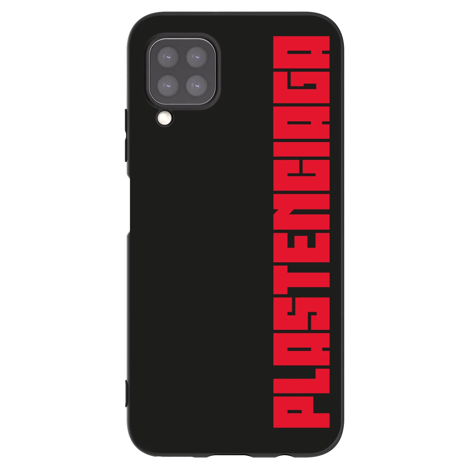 Picasee silikonski črni ovitek za Huawei P40 Lite - Plastenciaga