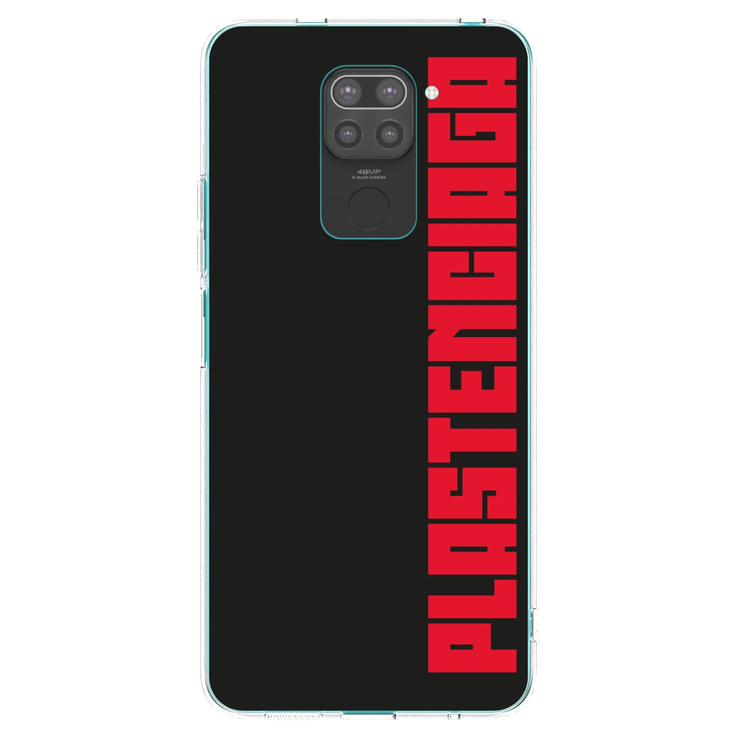 Picasee silikonski črni ovitek za Xiaomi Redmi Note 9 - Plastenciaga