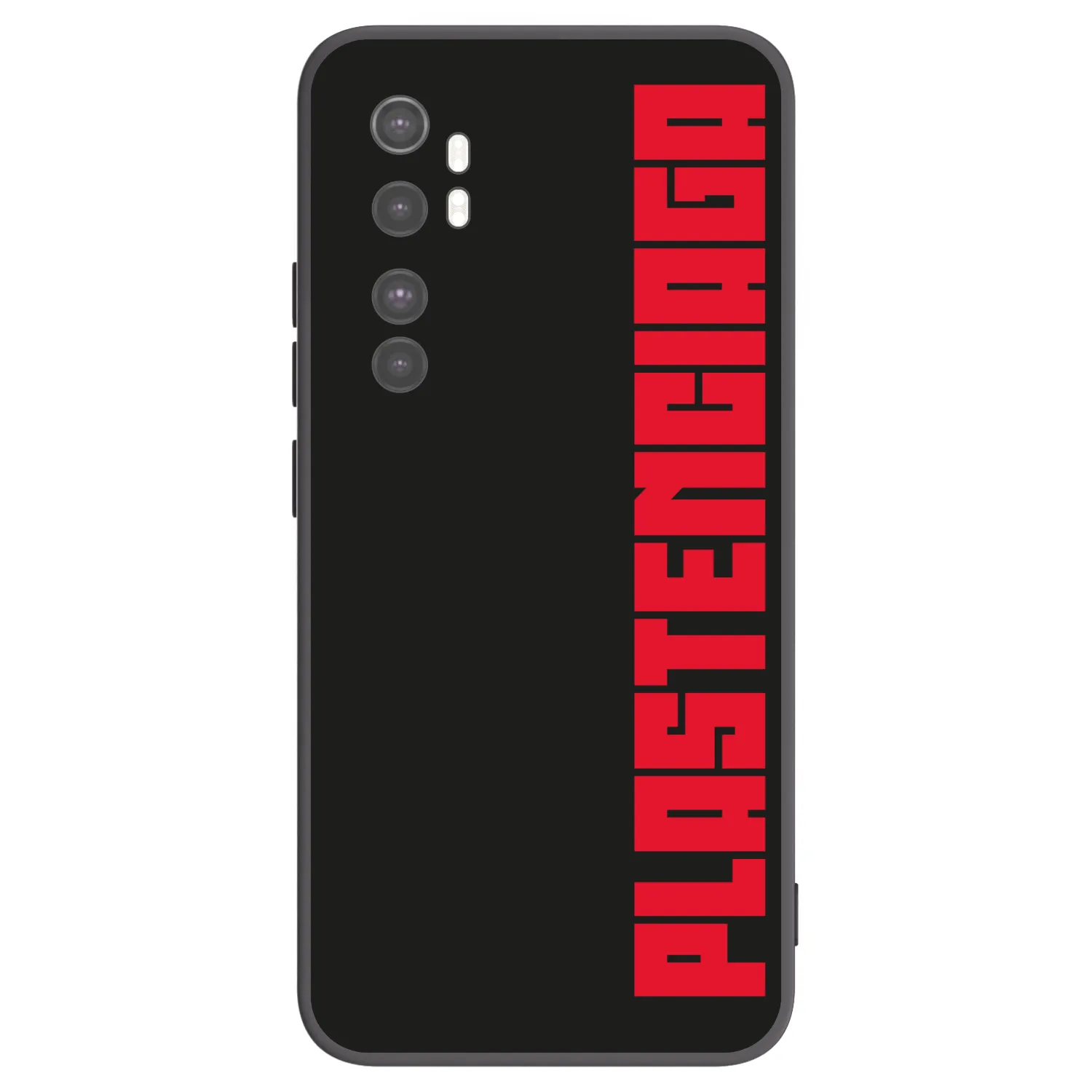 Picasee silikonski črni ovitek za Xiaomi Mi Note 10 Lite - Plastenciaga