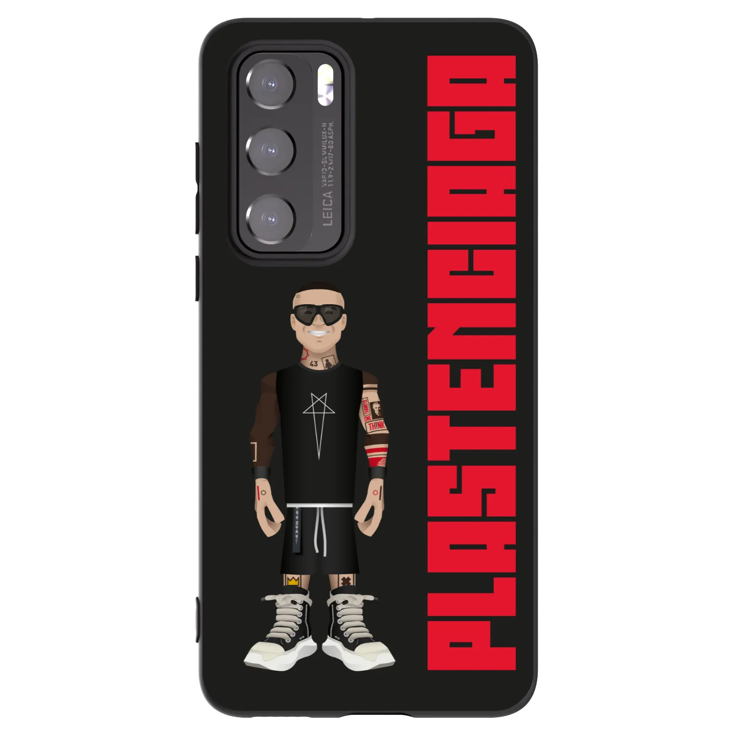 Picasee silikonski črni ovitek za Huawei P40 - Tomáš Rajchl