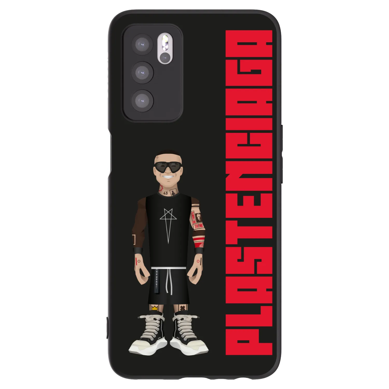 Picasee silikonski črni ovitek za OPPO A16 - Tomáš Rajchl