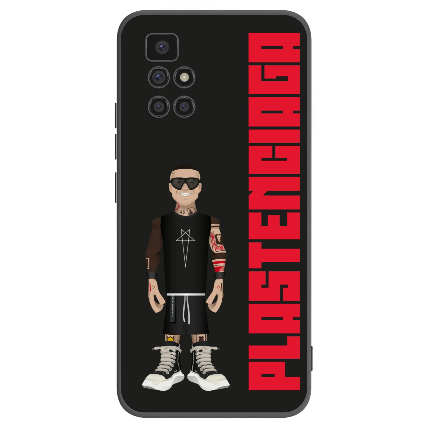 Picasee silikonski črni ovitek za Xiaomi Redmi 10 (2022) - Tomáš Rajchl