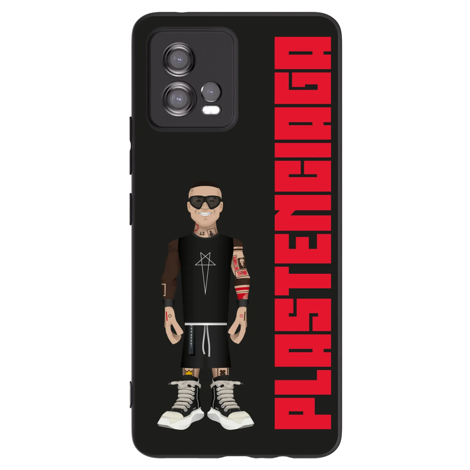 Picasee silikonski črni ovitek za Motorola Moto G72 - Tomáš Rajchl