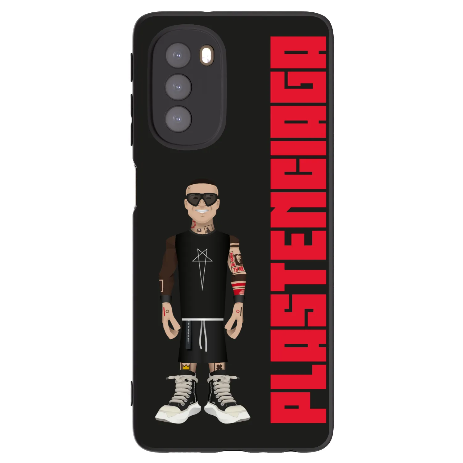 Picasee silikonski črni ovitek za Motorola Moto G51 - Tomáš Rajchl