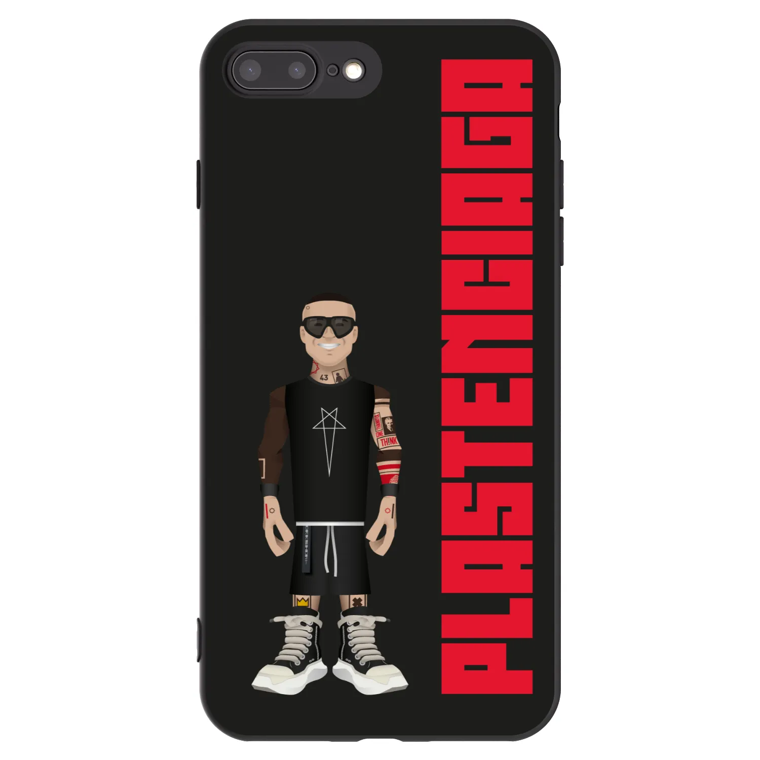 Picasee silikonski črni ovitek za Apple iPhone 8 Plus - Tomáš Rajchl