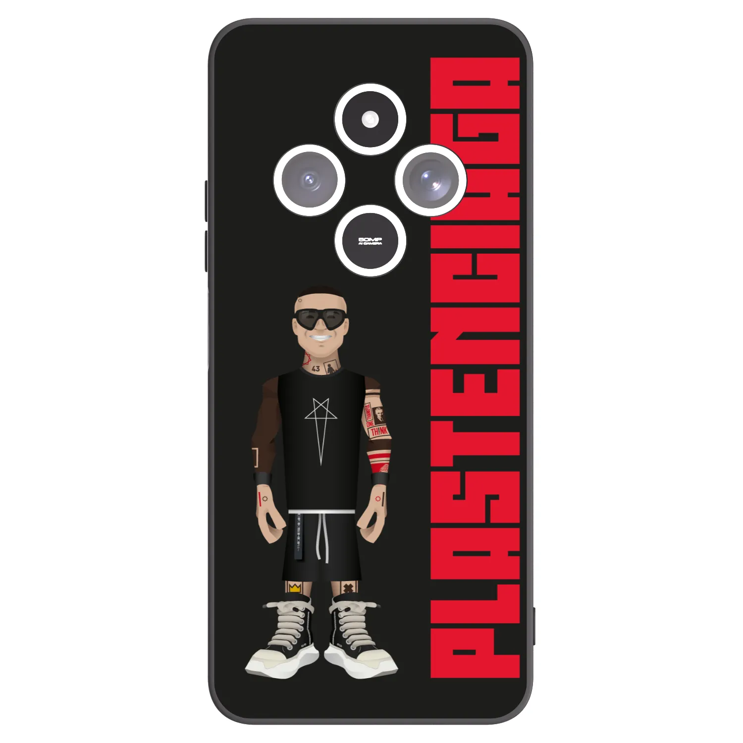 Picasee silikonski črni ovitek za Xiaomi Redmi 14C - Tomáš Rajchl