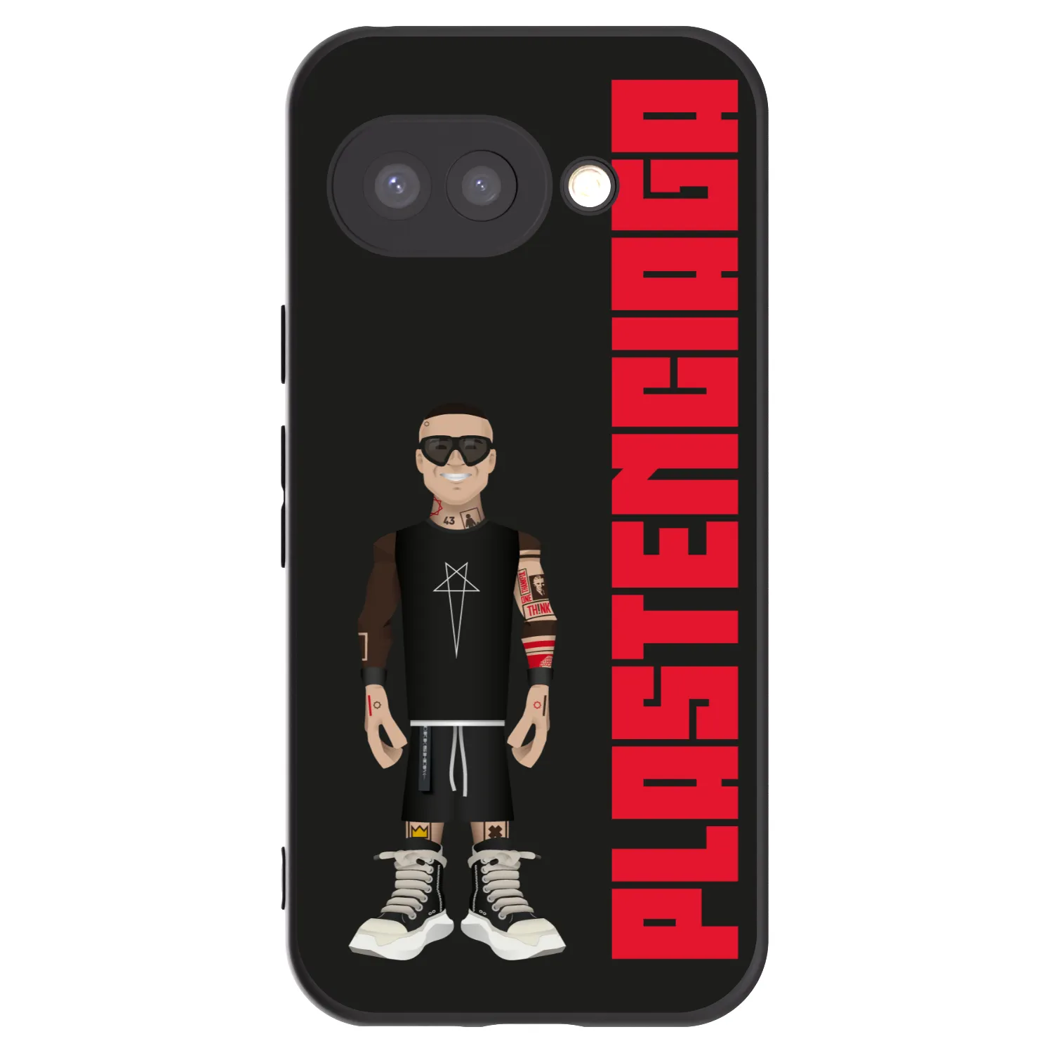 Picasee silikonski črni ovitek za Google Pixel 9a - Tomáš Rajchl