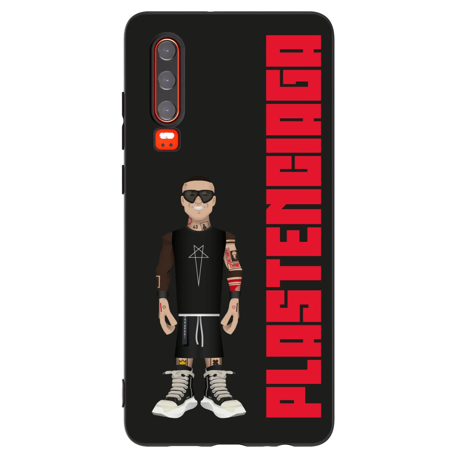 Picasee silikonski črni ovitek za Huawei P30 - Tomáš Rajchl