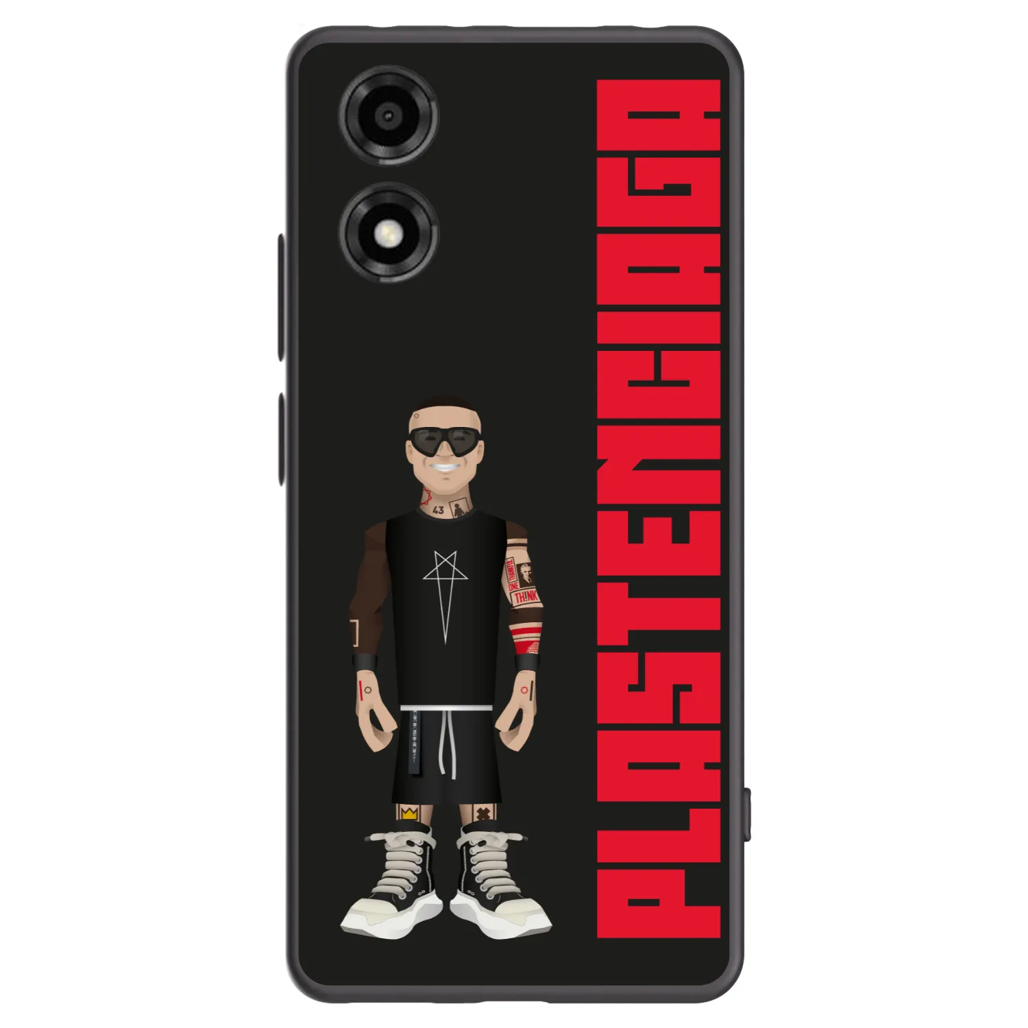 Picasee silikonski črni ovitek za Motorola Moto E14 - Tomáš Rajchl