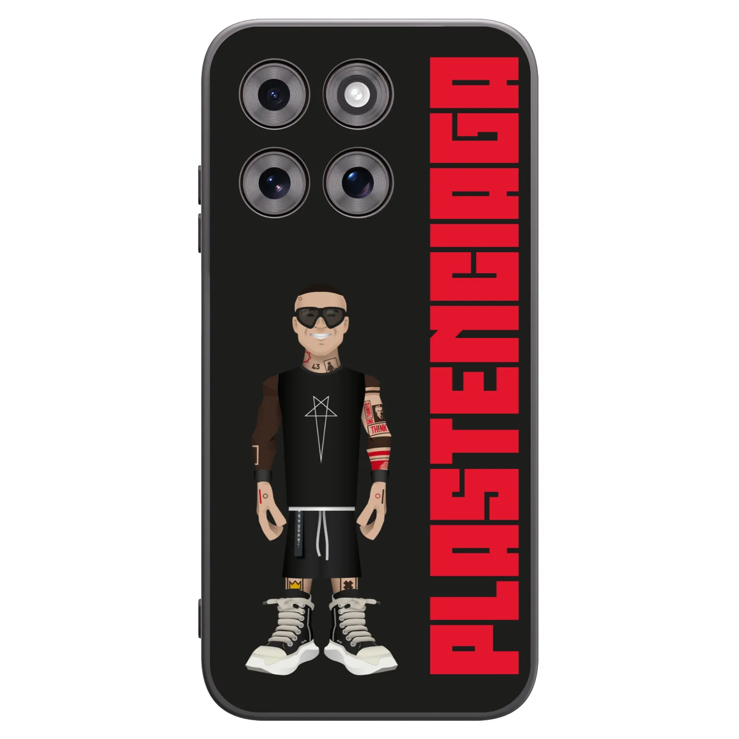 Picasee silikonski črni ovitek za Motorola Moto G77 - Tomáš Rajchl