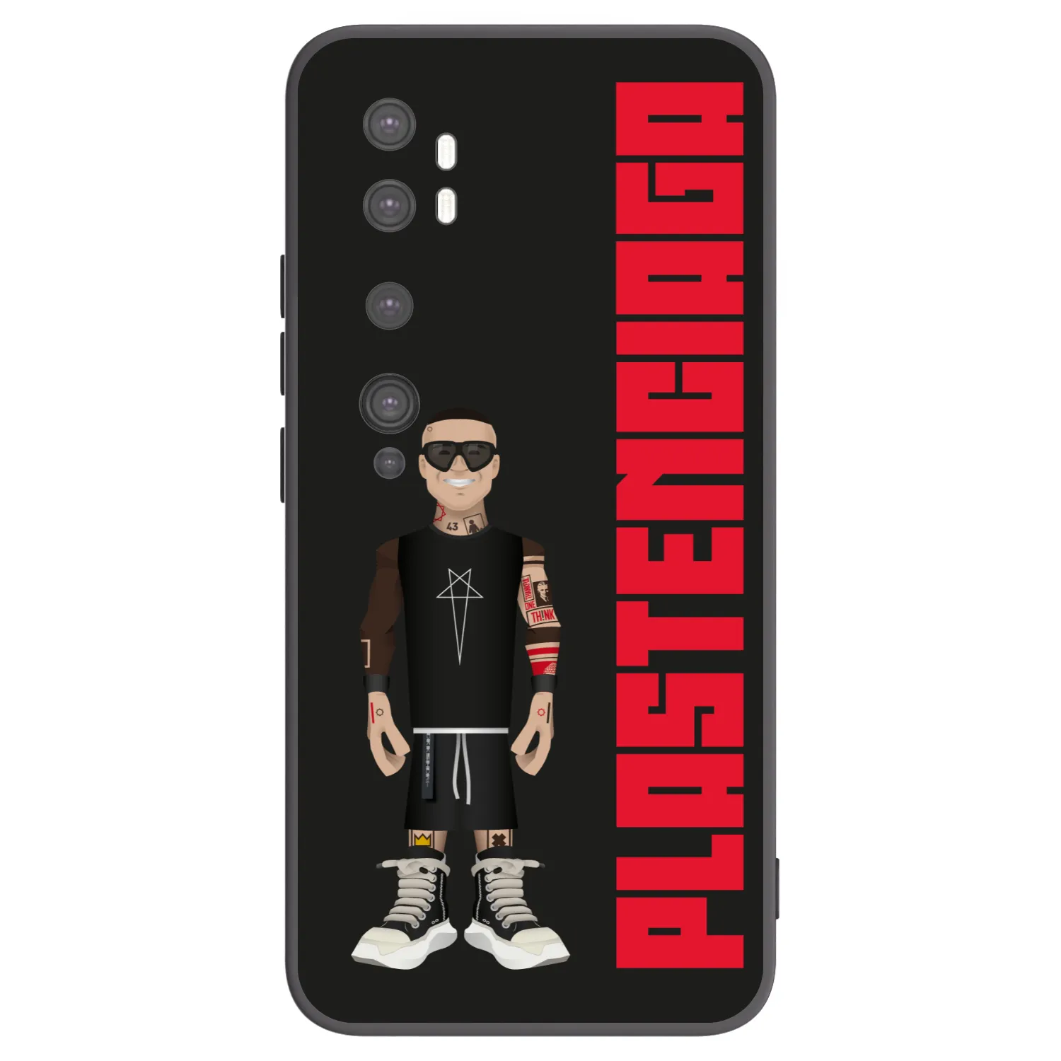 Picasee silikonski črni ovitek za Xiaomi Mi Note 10 (Pro) - Tomáš Rajchl