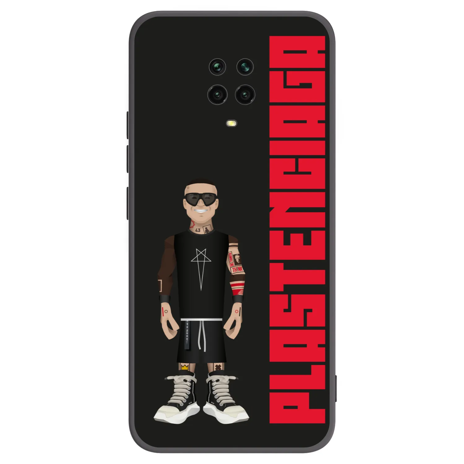 Picasee silikonski črni ovitek za Xiaomi Redmi Note 9 Pro - Tomáš Rajchl