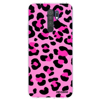 Picasee silikonski prozorni ovitek za Xiaomi Redmi 9 - Pink Tiger
