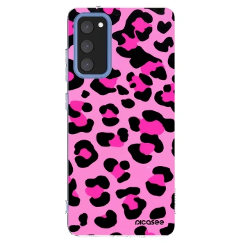 Picasee silikonski prozorni ovitek za Samsung Galaxy S20 FE - Pink Tiger
