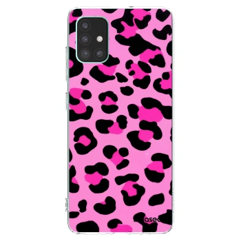 Picasee silikonski prozorni ovitek za Samsung Galaxy M51 M515F - Pink Tiger