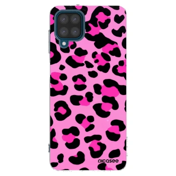 Picasee silikonski prozorni ovitek za Samsung Galaxy A12 A125F - Pink Tiger