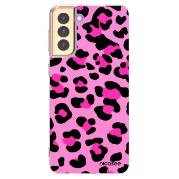 Picasee silikonski prozorni ovitek za Samsung Galaxy S21+ 5G G996F - Pink Tiger