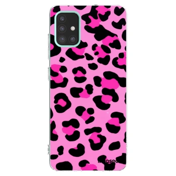 Picasee silikonski prozorni ovitek za Samsung Galaxy M31s - Pink Tiger