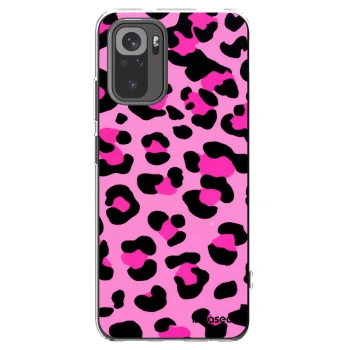 Picasee silikonski prozorni ovitek za Xiaomi Redmi Note 10 - Pink Tiger