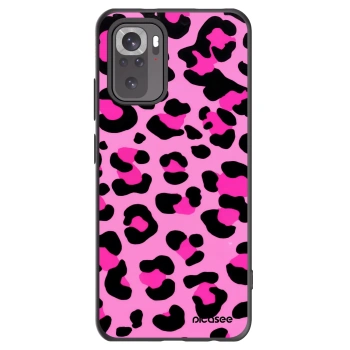 Picasee silikonski črni ovitek za Xiaomi Redmi Note 10 - Pink Tiger
