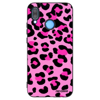 Picasee silikonski črni ovitek za Huawei P20 Lite - Pink Tiger
