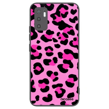 Picasee silikonski črni ovitek za Xiaomi Redmi Note 10 5G - Pink Tiger