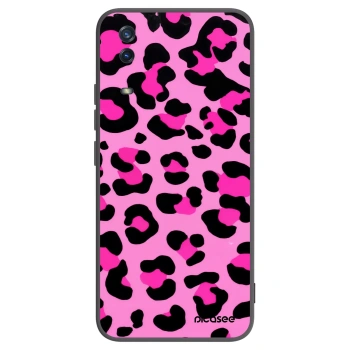 Picasee silikonski črni ovitek za Vivo Y11s - Pink Tiger