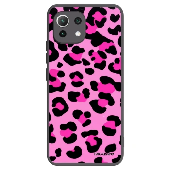 Picasee silikonski črni ovitek za Xiaomi 11 Lite 5G NE - Pink Tiger