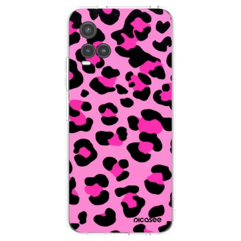 Picasee silikonski prozorni ovitek za Vivo Y33s - Pink Tiger