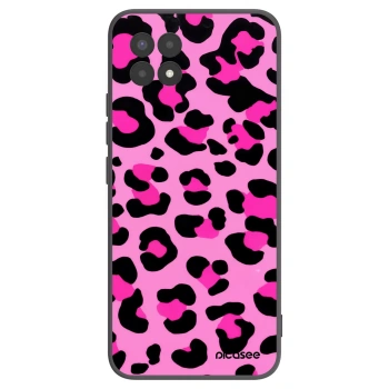 Picasee silikonski črni ovitek za Realme 8i - Pink Tiger