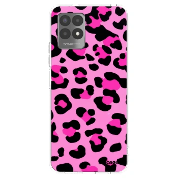 Picasee silikonski prozorni ovitek za Realme 8i - Pink Tiger
