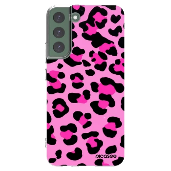 Picasee silikonski prozorni ovitek za Samsung Galaxy S22+ 5G - Pink Tiger