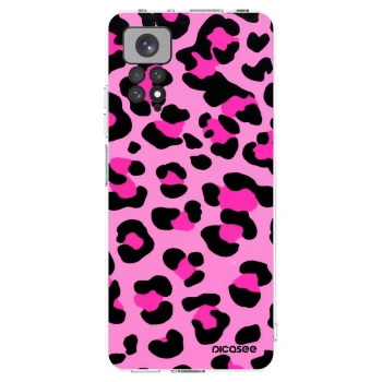 Picasee silikonski prozorni ovitek za Xiaomi Redmi Note 11 - Pink Tiger