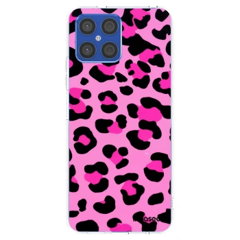 Picasee silikonski prozorni ovitek za Honor X8 4G - Pink Tiger