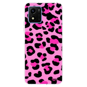 Picasee silikonski prozorni ovitek za Vivo Y01 - Pink Tiger