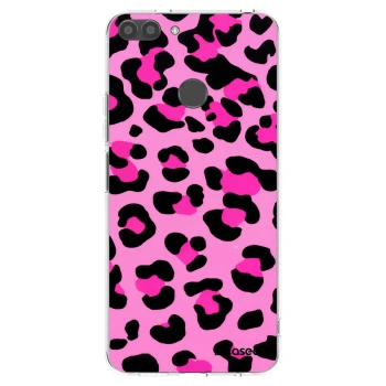 Picasee silikonski prozorni ovitek za Huawei P Smart - Pink Tiger