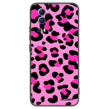 Picasee silikonski črni ovitek za Vivo Y52 5G - Pink Tiger