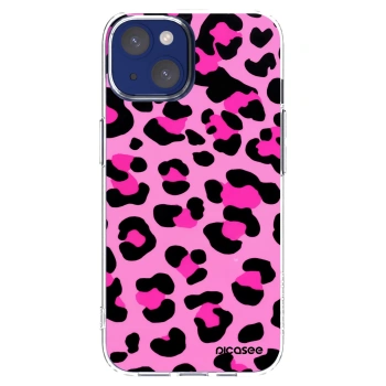 Picasee silikonski prozorni ovitek za Apple iPhone 14 - Pink Tiger