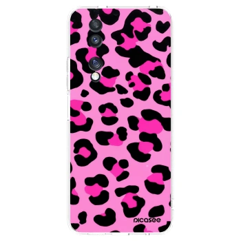 Picasee silikonski prozorni ovitek za Honor 70 - Pink Tiger