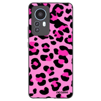 Picasee silikonski črni ovitek za Xiaomi 12T - Pink Tiger