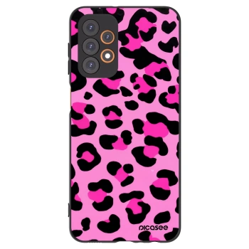 Picasee silikonski črni ovitek za Samsung Galaxy A23 A236B 5G - Pink Tiger