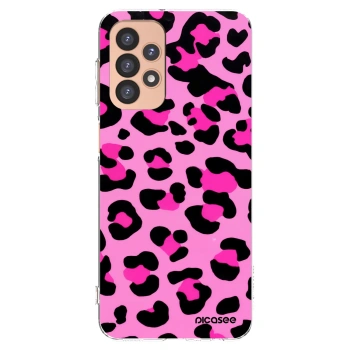 Picasee silikonski prozorni ovitek za Samsung Galaxy A23 A236B 5G - Pink Tiger