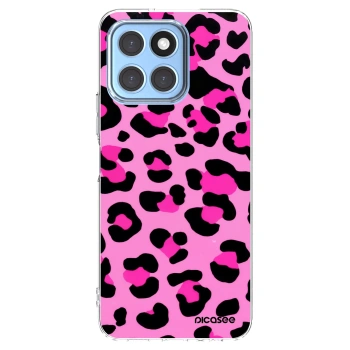 Picasee silikonski prozorni ovitek za Honor X8 5G - Pink Tiger