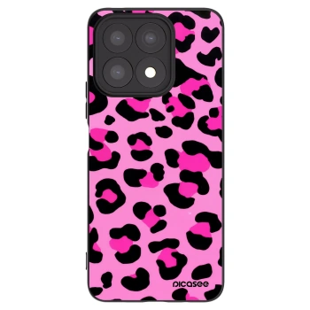 Picasee silikonski črni ovitek za Honor X8a - Pink Tiger